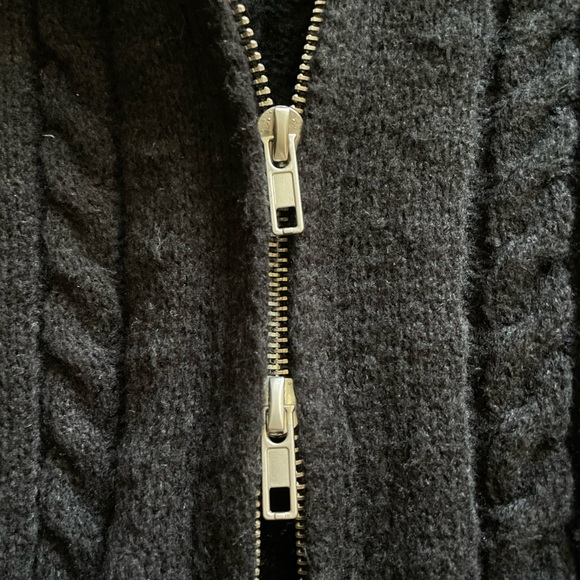 Black Cable Knit Sweater - Picture 4 of 5